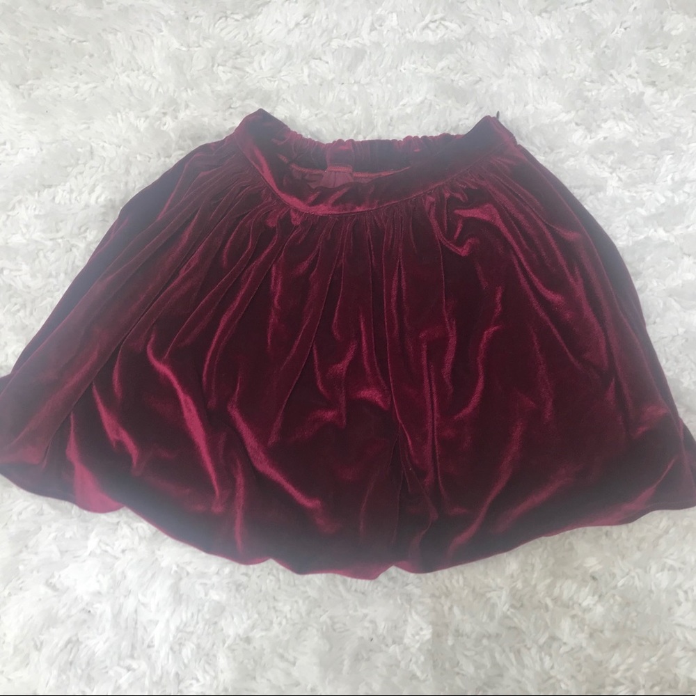 American Apparel Skirt Maroon